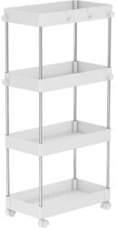 TEMPO KONDELA Mozgatható polc, fehér, ALIOL TYP 3 - smartbutor