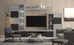 Wipmeble Alpin szekrénysor atelier világos/antracyt - smartbutor