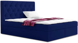 Miló Bútor TYP56 boxspring ágy, sötétkék - smartbutor - 438 340 Ft