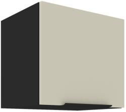 TEMPO KONDELA Felső szekrény, cashmere/fekete, ARAKA 40 GU-36 1F - smartbutor