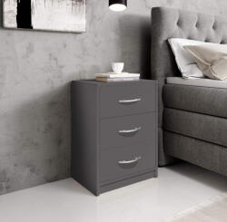 Ateir PEPE III éjjeliszekrény grafit színben - smartbutor