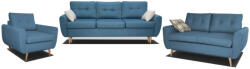 Milo Cherry 3+2+1 garnitúra, türkizkék - smartbutor