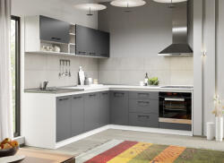 Mobiro Maia szürke konyhabútor - 27 - 241, 6/221, 6 cm - smartbutor