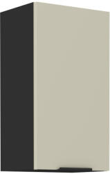 TEMPO KONDELA Felső szekrény, cashmere/fekete, ARAKA 40 G-72 1F - smartbutor