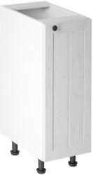 TEMPO KONDELA alsószekrény D30, jobbos, fehér/sosna andersen, PROVANCE - smartbutor