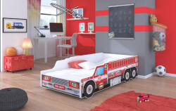 ADRK FIRE TRUCK matraccal 160x80 ágy, - smartbutor
