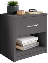 Ateir PEPE éjjeliszekrény grafit színben - smartbutor