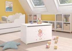 ADRK DARIA játéktároló láda, Fehér, Girl With Wings