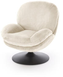 Halmar SHELL forgó pihenőfotel, szín: krém - smartbutor