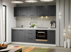 Mobiro Maia szürke konyhabútor - 16 - 243, 2 cm