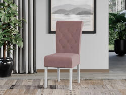 Laguna Oslo szék, Royal Velvet 6 szövettel, fehér lábakkal - smartbutor