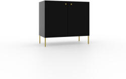 ADRK Tili 2D Komód, Fekete, Fekete - smartbutor