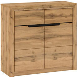 Fortrade Tálalószekrény mareda 3 tölgyfa (toronto g, szín tölgy wotan)