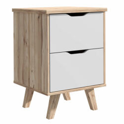 Fortrade Éjjeliszekrény lalita (sonoma + fehér) - smartbutor