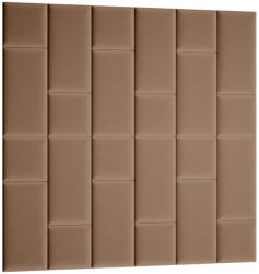 ELTAP Quadratta 180x180 kárpitozott panel, világosbarna - smartbutor