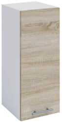 TEMPO KONDELA felsőszekrény, tölgy sonoma/fehér, FABIANA W - 30 - smartbutor
