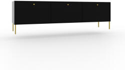 ADRK Tili 3D TV-szekrény, Fekete, Fekete - smartbutor