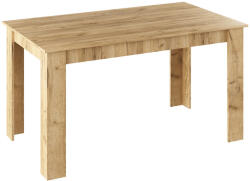 TEMPO KONDELA Étkezőasztal, artisan tölgy, 140x80 cm, GENERAL NEW - smartbutor