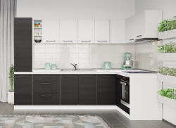 Mobiro Ferrara konyha Luna fehérrel - 23 - 280/161, 6 cm - smartbutor