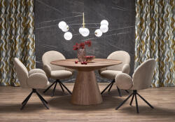 Halmar HENDERSON kerek asztal, dió - smartbutor