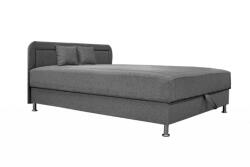Miló Bútor Árkád klasszikus franciaágy, sötétszürke (160 cm) - smartbutor