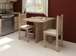 WIPMEB EXPERT X összecsukható konyhai asztal sonoma színben - smartbutor