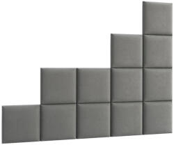ELTAP Quadratta 200x160 kárpitozott panel, szürke - smartbutor