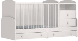 Faktum Mia Fehér - Kombi babaágy, kiságy (minta nélkül)