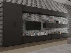 Mobiro Star Nappali Szekrénysor C83- Antracit Szürke színben