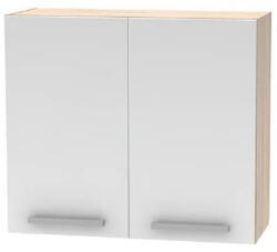TEMPO KONDELA Felső szekrény, NOPL-014-OH, sonoma tölgy/fehér - smartbutor