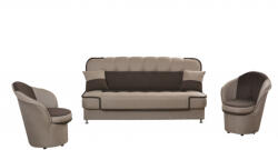 Milo Patryk 3+1+1 garnitúra, bézs - smartbutor