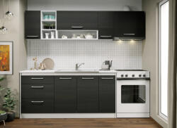 Mobiro Konyha Noir - 17 - 230 cm - smartbutor