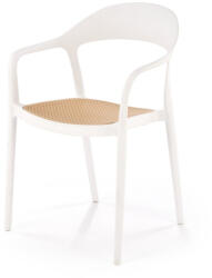 Halmar K530 szék fehér / natúr