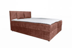 Miló Bútor Atos boxspring ágy, barna (160 cm) - smartbutor