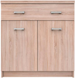 TEMPO KONDELA Komód 2D1S, sonoma tölgy, TOPTY TYP 19 - smartbutor