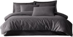 Atisat Ágyneműhuzat garnitúra, 100% pamutszatén, egyszemélyes, 3 részes, Modest antracit