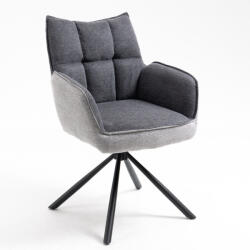 Fortrade Ringo 2 szék (sötétszürke + világosszürke) - smartbutor