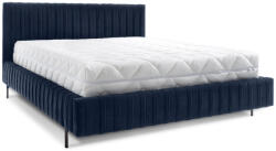 Eltap Plissa ágy 140x200 sötétkék - smartbutor