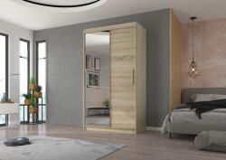 ADRK Tolóajtós szekrény tükörrel ESTI 120, Sonoma, Sonoma - smartbutor