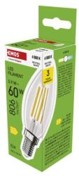 EMOS Bec LED cu filament / E14 / 5, 9 W (60 W) / 806 lm / Alb neutru