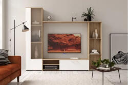 Gerbor Adel nappali szekrénysor (sonoma-fehér) - smartbutor