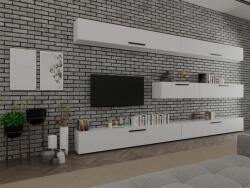 Mobiro Star Nappali Szekrénysor C82- Fehér színben - smartbutor