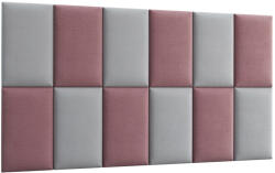 ELTAP Quadratta 180x100 kárpitozott panel, hamvas - smartbutor