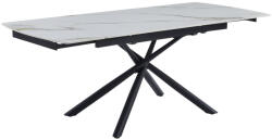 Fortrade Gavilia kihúzható asztal (fehér + arany, 140/200x90x76) - smartbutor