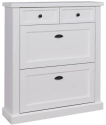 ADRK GALINEO 01 cipős szekrény, Fehér, Fehér - smartbutor