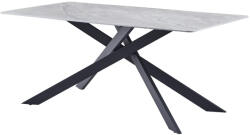 Fortrade Marigold 1 asztal (szürke márvány, 160x90x75) - smartbutor