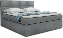Miló Bútor TYP57 boxspring ágy, szürke - smartbutor - 406 600 Ft