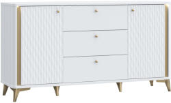 Fortrade Forrest hills komód fehér+arany fthk232b-m841 - smartbutor