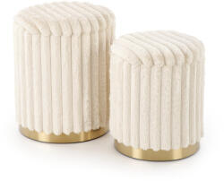 Halmar FIDO két darabos ülőke szett, szín: krém/arany - smartbutor