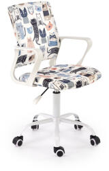 Halmar ORIS ifjúsági forgószék, alap mechanika, szín: többszínű - smartbutor